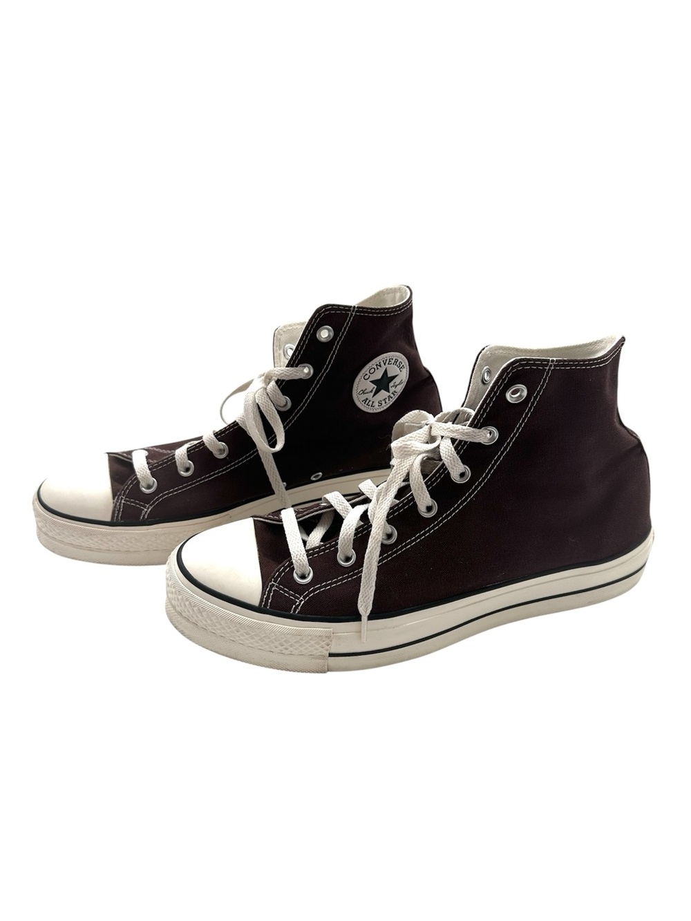 Converse Brown High Top Platform Sneakers Men's 10.5 Women's 12.5